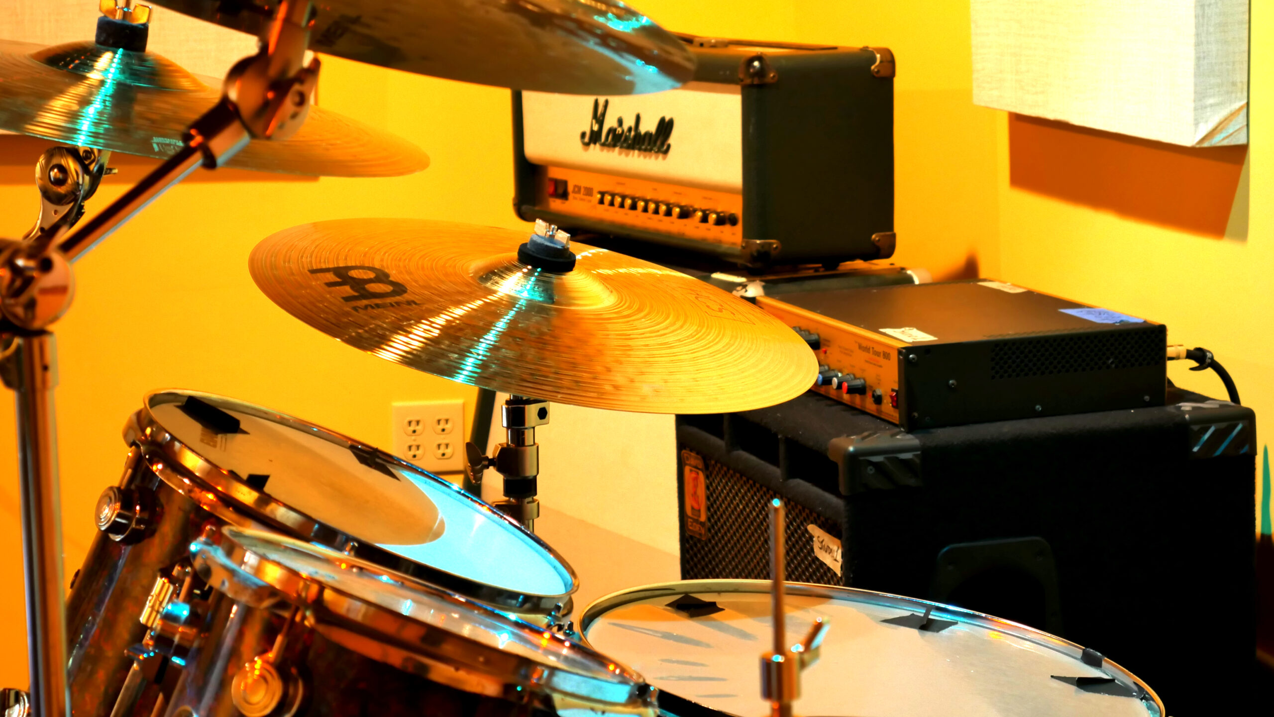Studio 1 drums at Smacktone Studios